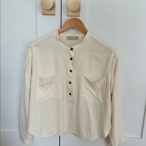 Everlane The Washable Silk Henley